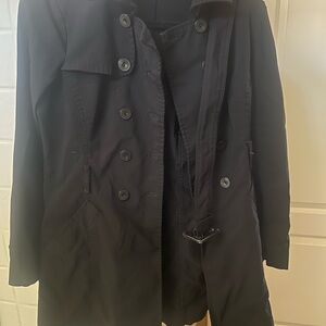 Rampage Black Trench Coat